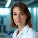 Portrait of Giulia Ferrara, Lead Chemist at Skin Sciences